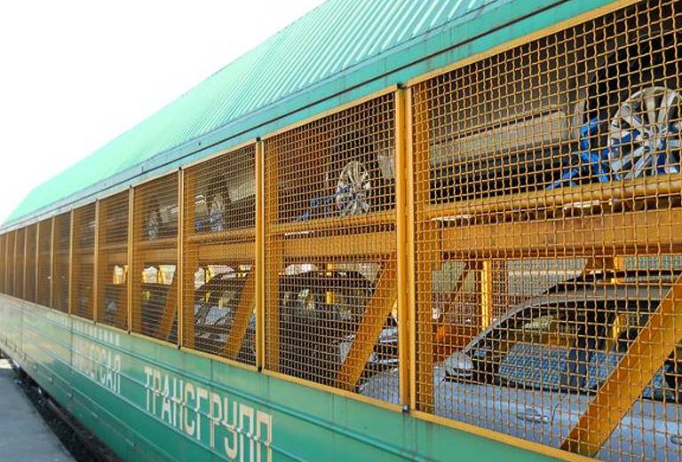 Железнодорожные перевозки автомобиля цена из Алматы в Москву